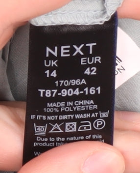 Next Women's Green One Shoulder Dress, Size 14