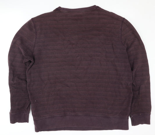 Mens UK Size XL Criminal Purple Pullover Sweatshirt