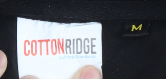 Cotton Ridge Men's Black M Hoodie Pullover Logo