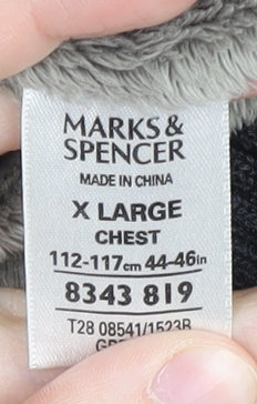 Mens UK Size XL Marks and Spencer Black Basic Jacket
