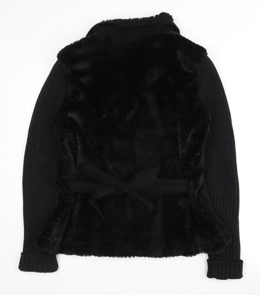 Womens UK Size M Marks and Spencer Black Basic Jacket