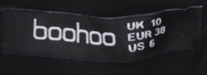 Womens UK Size 10 Boohoo Black