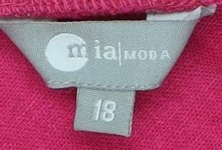 Mia Moda Women's Red Skirt Size 18