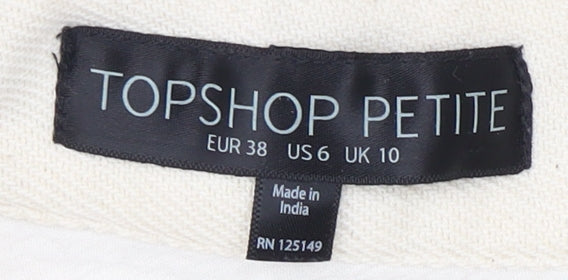 Womens UK Size 10 Topshop Mini Skirt