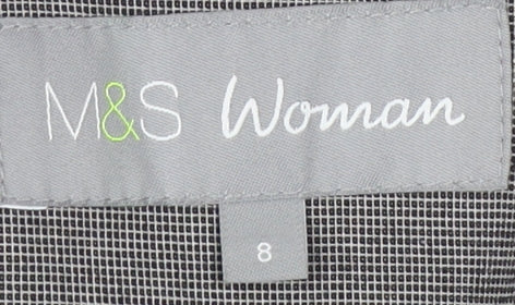 Marks and Spencer Women's Grey Suit Jacket Size 8