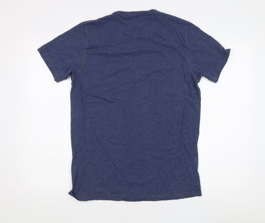 Unisex Adults UK Size M NEXT Blue Basic T-Shirt