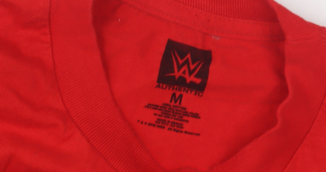 WWE Men's Red WrestleMania Graphic T-Shirt, M