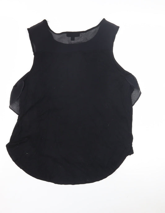 Womens UK Size 8 Topshop Black Camisole Tank