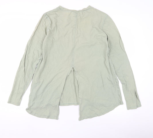 Womens UK Size 8 ASOS Green Basic T-Shirt