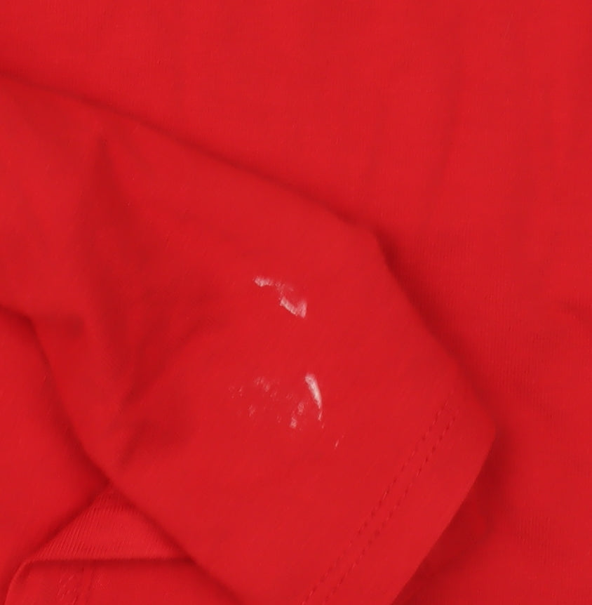 Womens UK Size L Select Red Basic T-Shirt