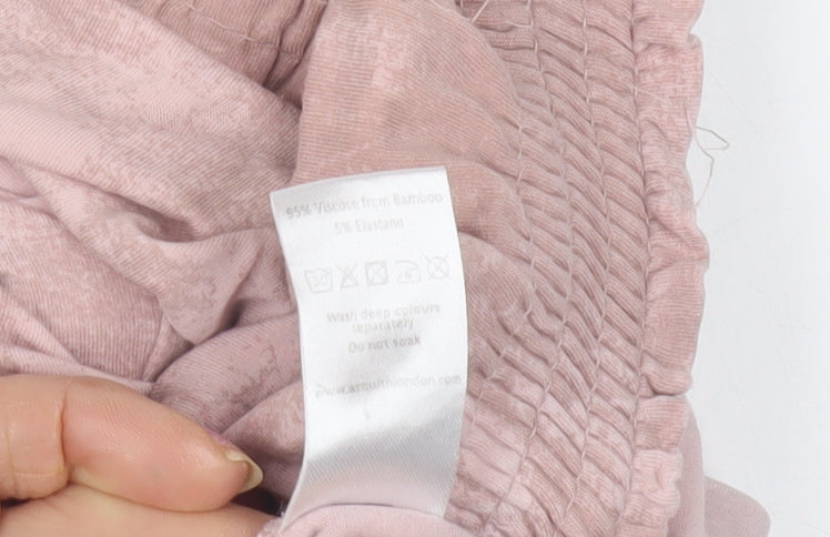 Asquith Women's Pink Relaxed Casual Trousers XS