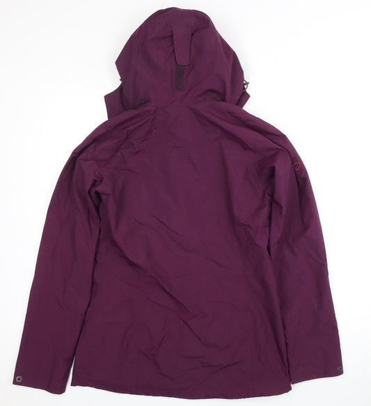 Brasher Women's Purple Waterproof Rain Coat Jacket Size 6