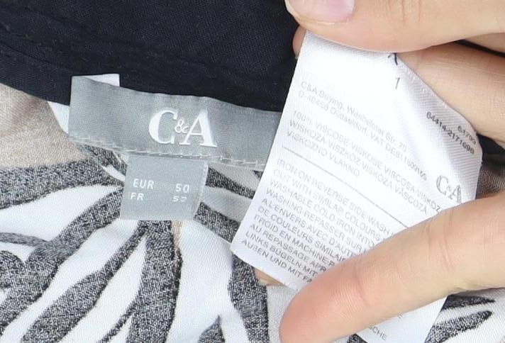 C&A Women's Multicoloured Sleeveless Dress, Size 22