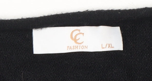 Womens UK Size L CC Black Pullover Jumper