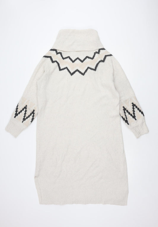 Womens UK Size S Mint Velvet Ivory Jumper