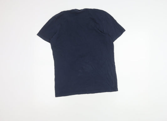 Mens UK Size M JACK & JONES Blue T-Shirt