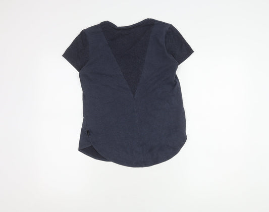 Decathlon Women's Blue Casual T-Shirt - Small