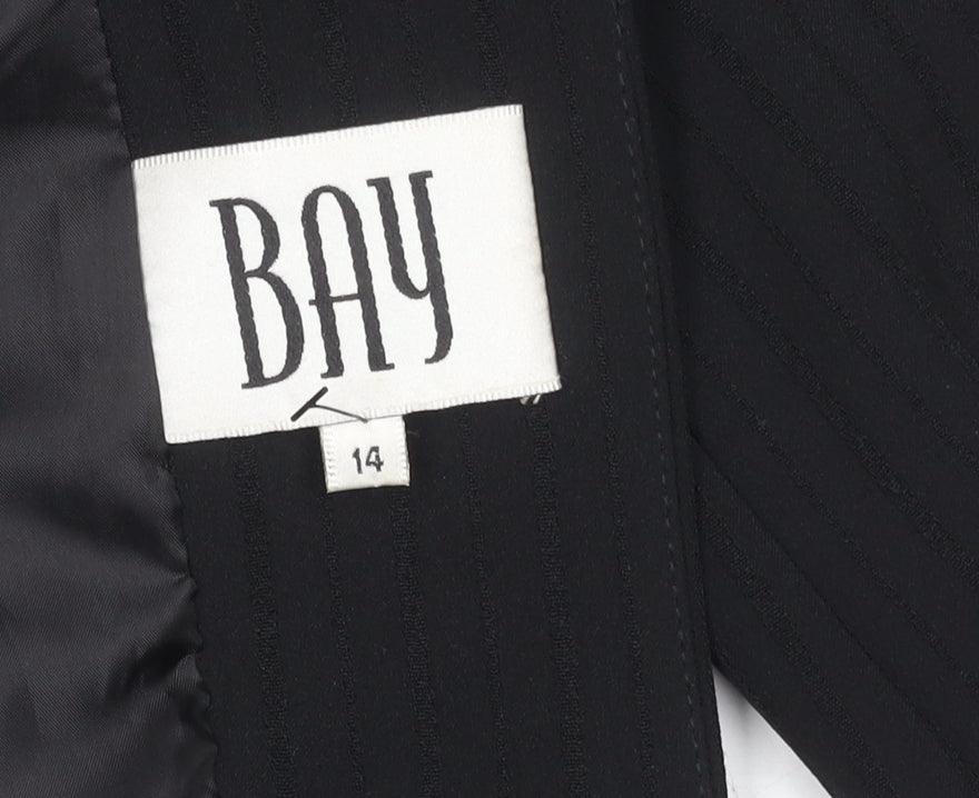 Womens UK Size 14 Bay Regular Black Blazer
