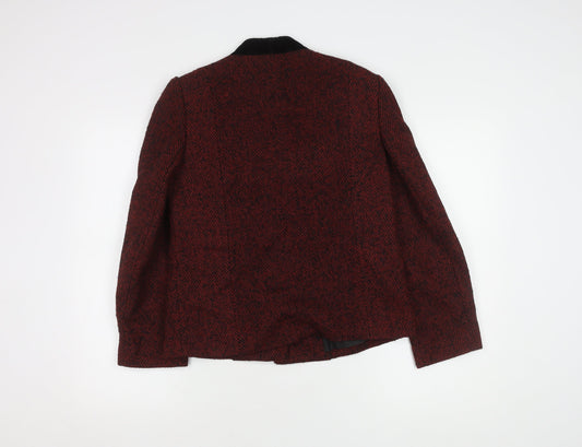 Eastex Women's Red Wool Blazer Size 10