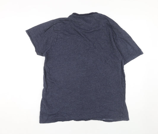 Peter Werth Men's XL Blue Graphic Print T-Shirt