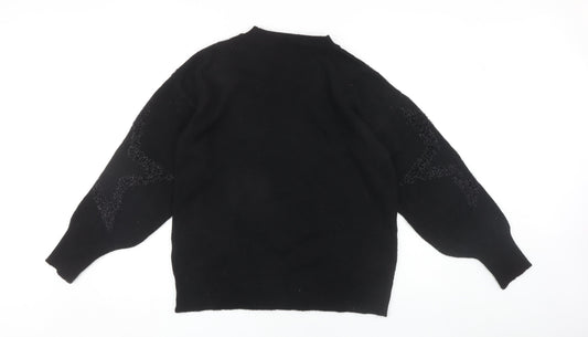 Womens UK Size S NEXT Black Pullover Jumper