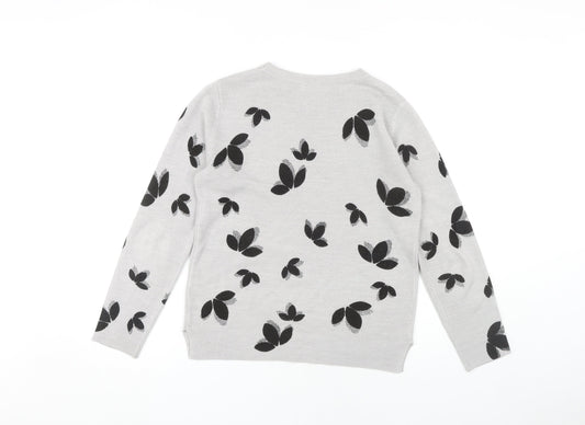 Womens UK Size 10 Marks and Spencer Grey Pullover Jumper