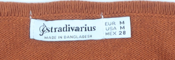 UK Size 12 Stradivarius Orange Cropped