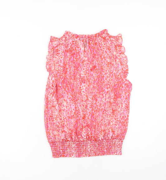 New Look Women's Pink Sleeveless Blouse UK 10