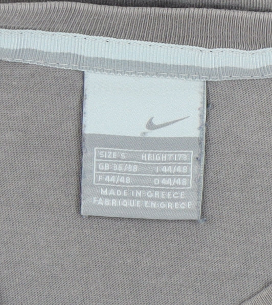 Unisex Adults UK Size S Nike Grey Basic T-Shirt
