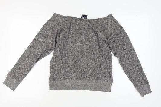 Womens UK Size S Hard Rock Cafe Grey Pullover Sweatshirt