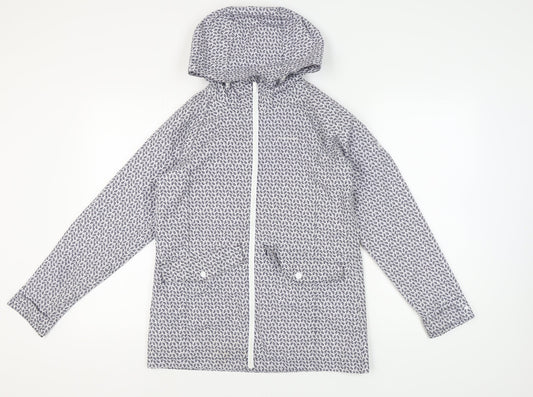 Womens UK Size 8 Craghoppers Blue Rain Coat