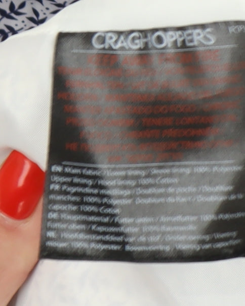 Womens UK Size 8 Craghoppers Blue Rain Coat