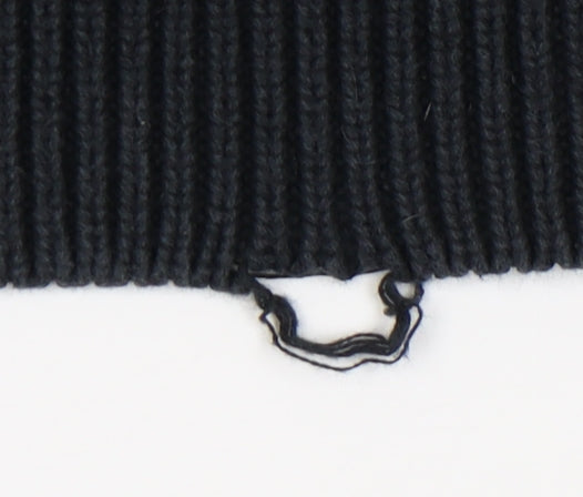 Adidas Men's Black Medium Pullover Jumper Casual Knit