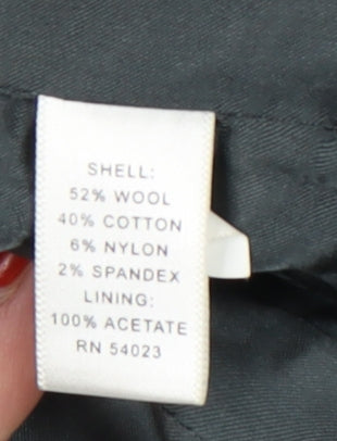 Banana Republic Women's Black Military Jacket Size 2