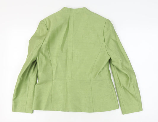 Eastex Women's Green Blazer Size 10 Long Sleeve