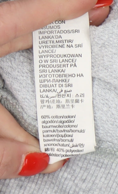 Womens UK Size XS Calvin Klein Grey Pullover Sweatshirt