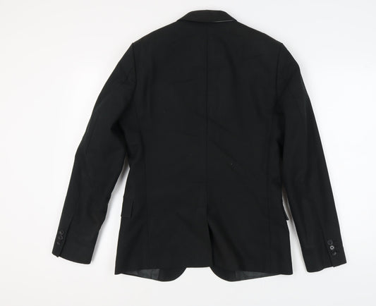 Mens UK Size M Calvin Klein Regular Black Suit Jacket