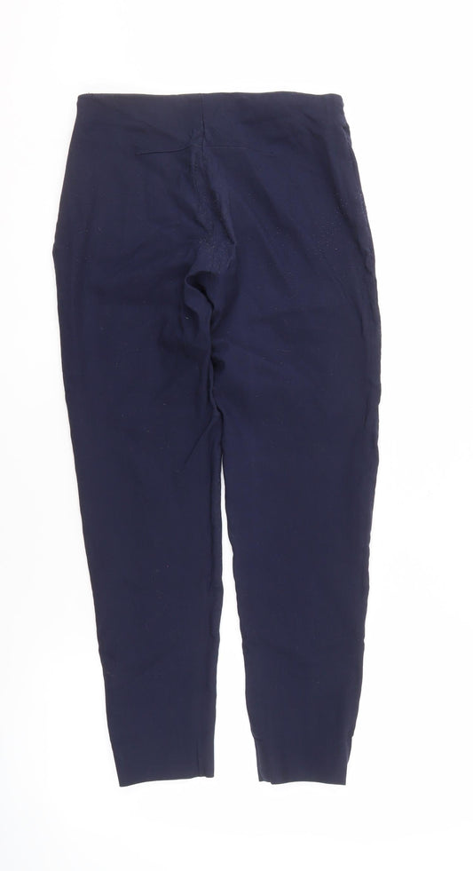 Womens UK Size 10 Louche Slim Fit Blue Trousers