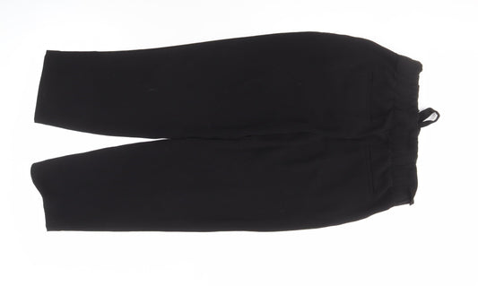 LOFT Women's Black Tapered Joggers S - Casual & Comfy