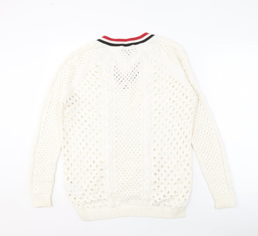 Womens UK Size 10 Topshop Ivory Jumper Jumper