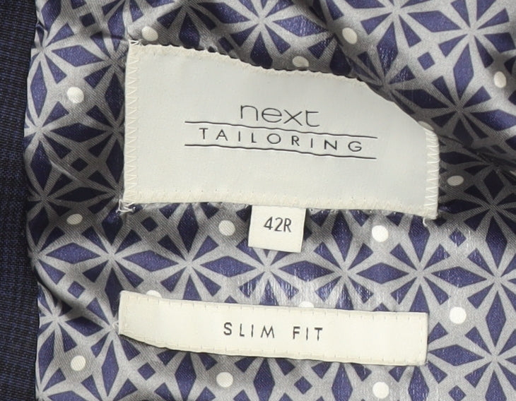 Mens UK Size 42 NEXT Regular Blue Suit Jacket