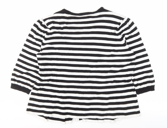 Womens UK Size 20 M&Co Black Cardigan Jumper