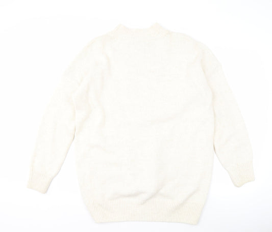 Womens UK Size 18 NEXT Ivory Pullover Jumper
