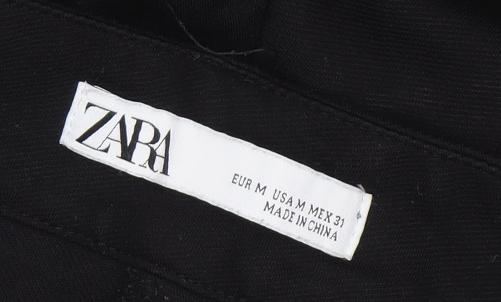 Womens UK Size M Zara Black Trousers