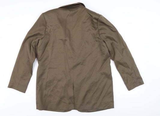 Hush Women's Brown Mid-Length Blazer, Size 12