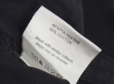 Mens UK Size L Rigour Straight Black Jeans