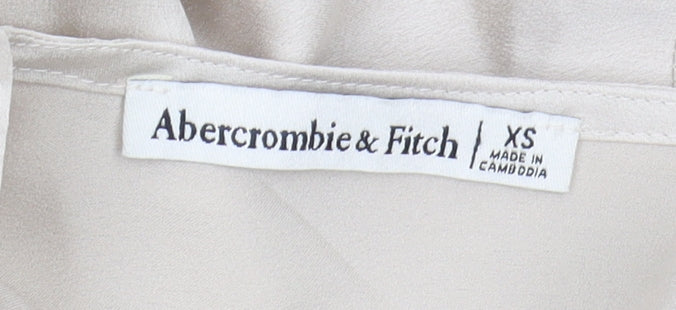 Abercrombie & Fitch Beige Halter Bodysuit XS Women