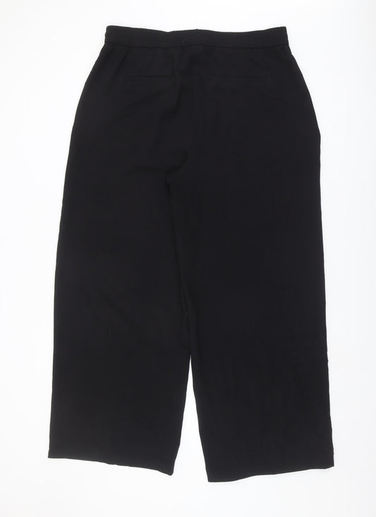 Womens UK Size 18 Marks and Spencer Regular Fit Black Trousers