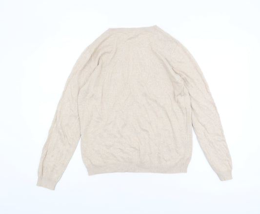 Womens UK Size 14 Dorothy Perkins Beige Pullover Jumper