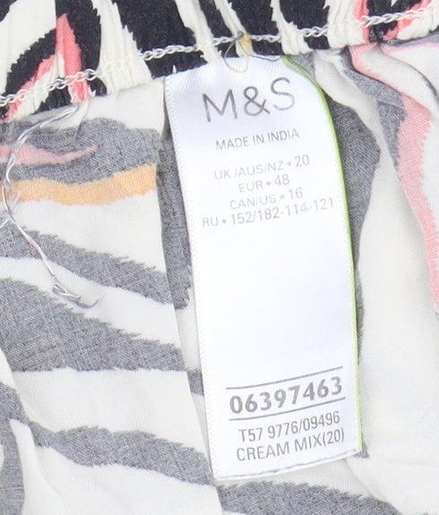 Marks and Spencer Women's Multicoloured Shorts, Size 20